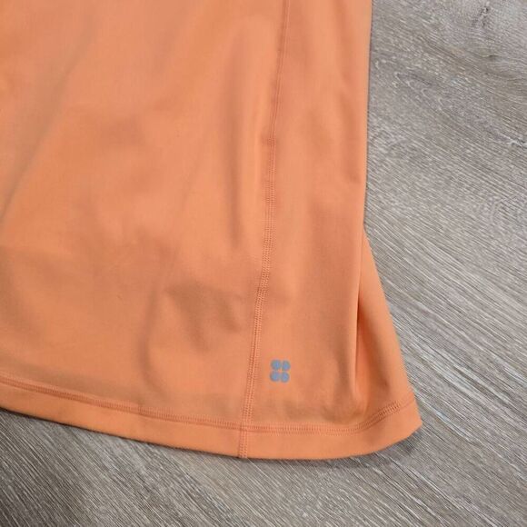 Sweaty Betty London Power Workout Dress Women's 4 Orange Racerback Sleeveless - Picture 3 of 8